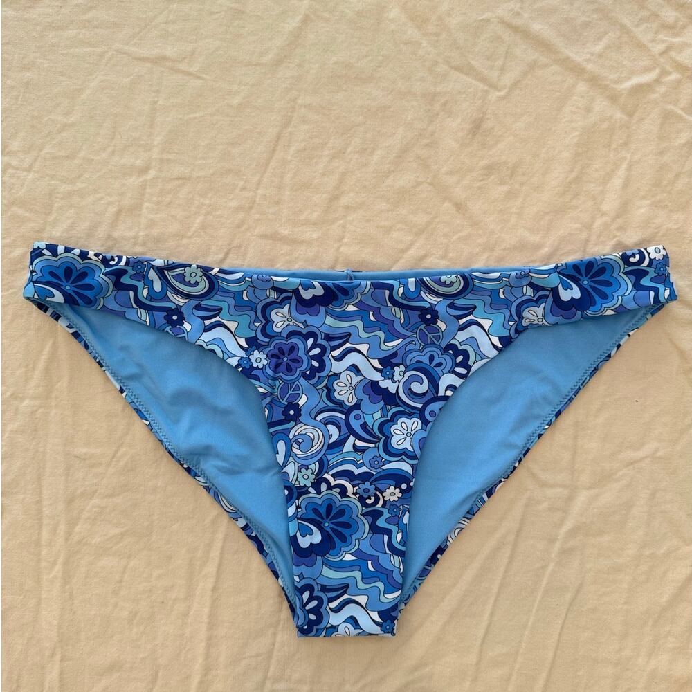 Tilly's Full Tilt NWT | blue floral print bikini bottom | size XL